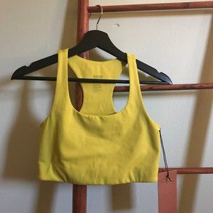 Girlfriend Chartreuse Paloma Bra